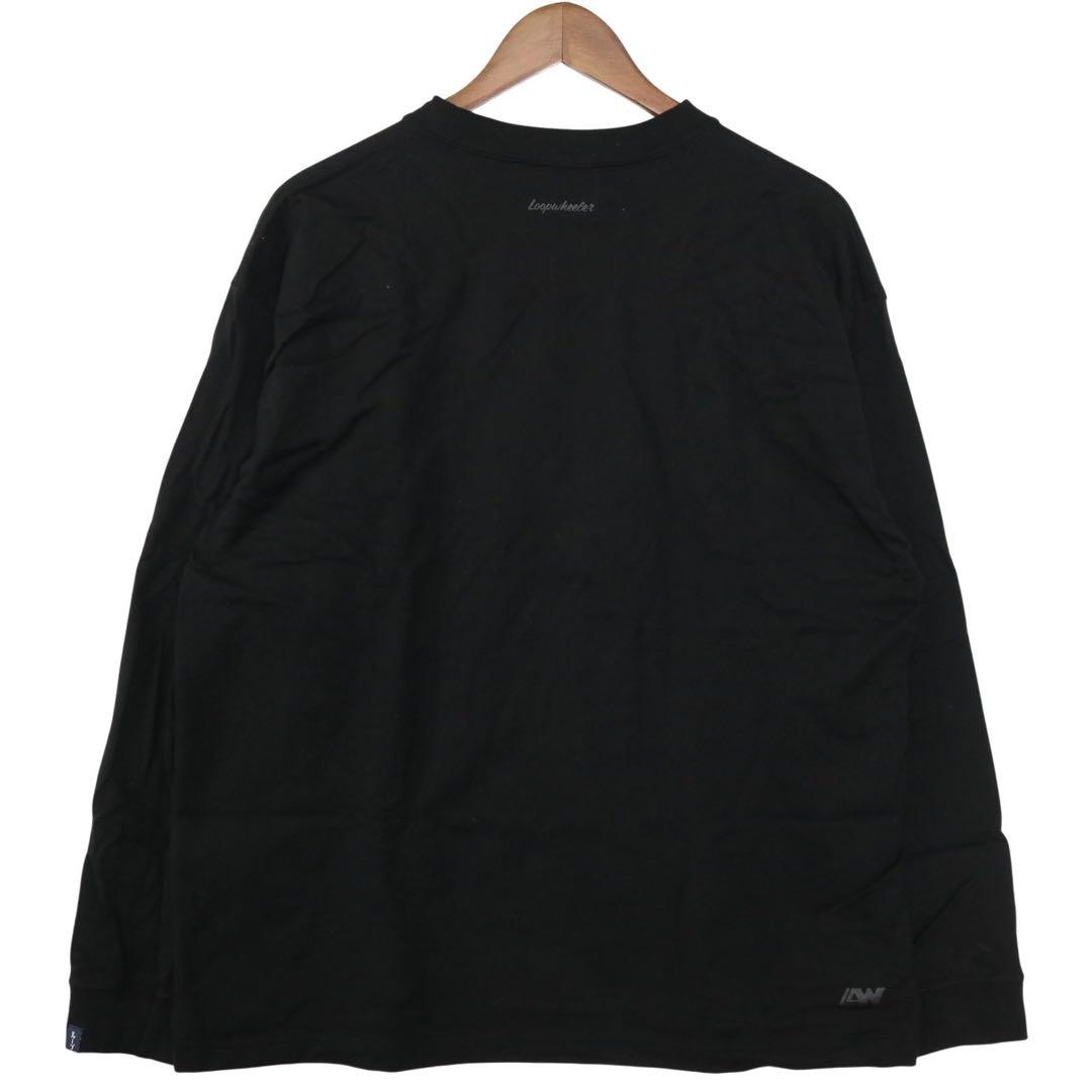 ループウィラー W337リラックスフィット ロングスリーブ　ブラック【M】