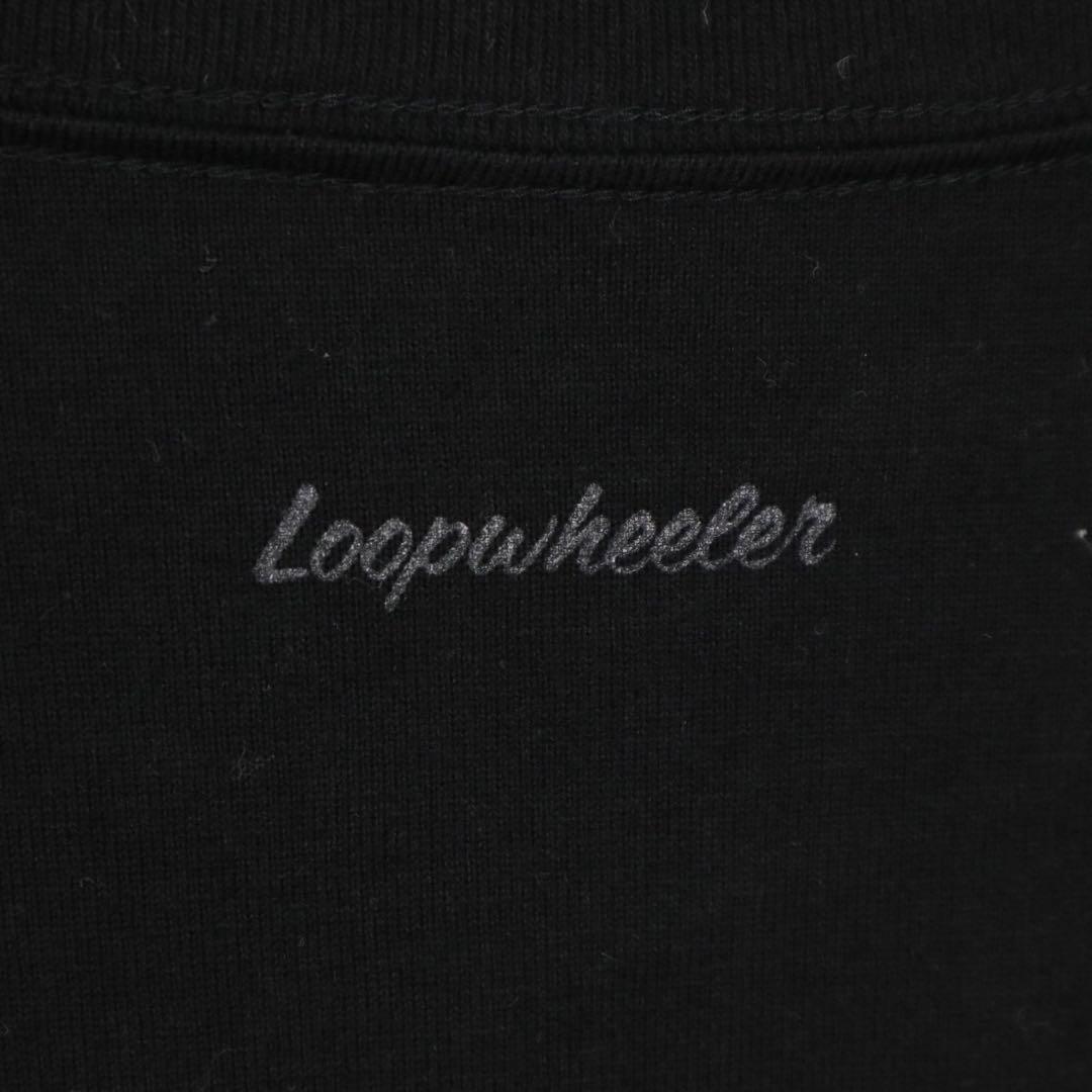 ループウィラー W337リラックスフィット ロングスリーブ　ブラック【M】