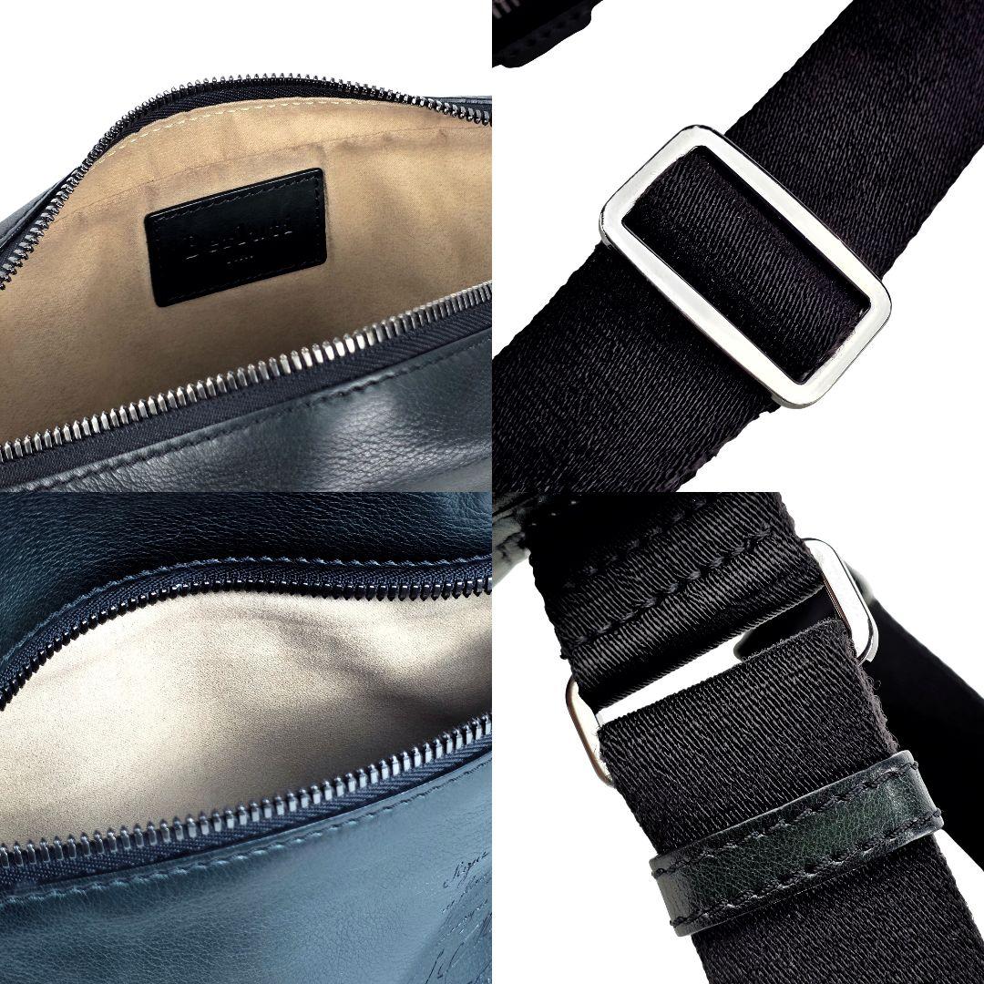 美品 ベルルッティ スクリットカリグラフィ ボディバッグ ウエストバッグ