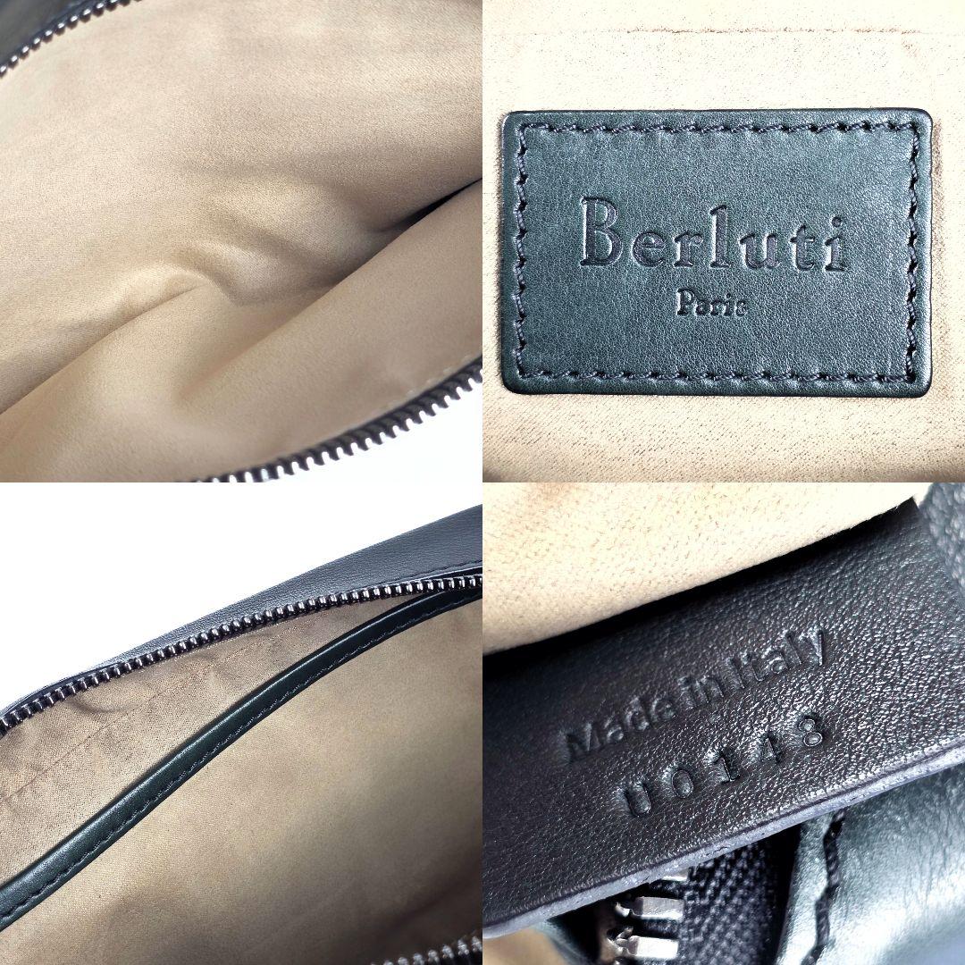 美品 ベルルッティ スクリットカリグラフィ ボディバッグ ウエストバッグ