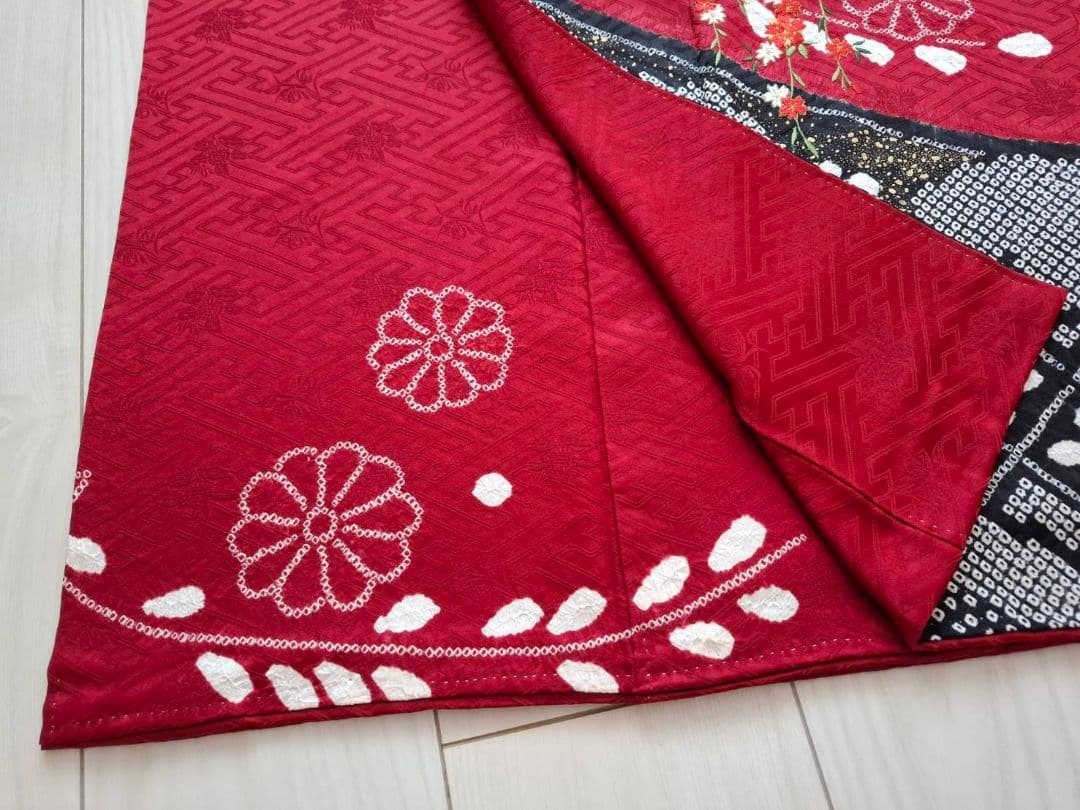 振袖　正絹　帯　帯締め　帯揚げ　セット