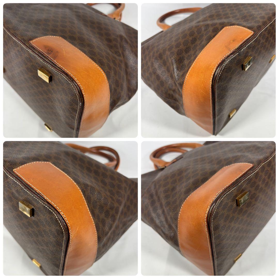 セリーヌ CELINE ボストンバッグ トラベルバッグ マカダム柄 南京錠