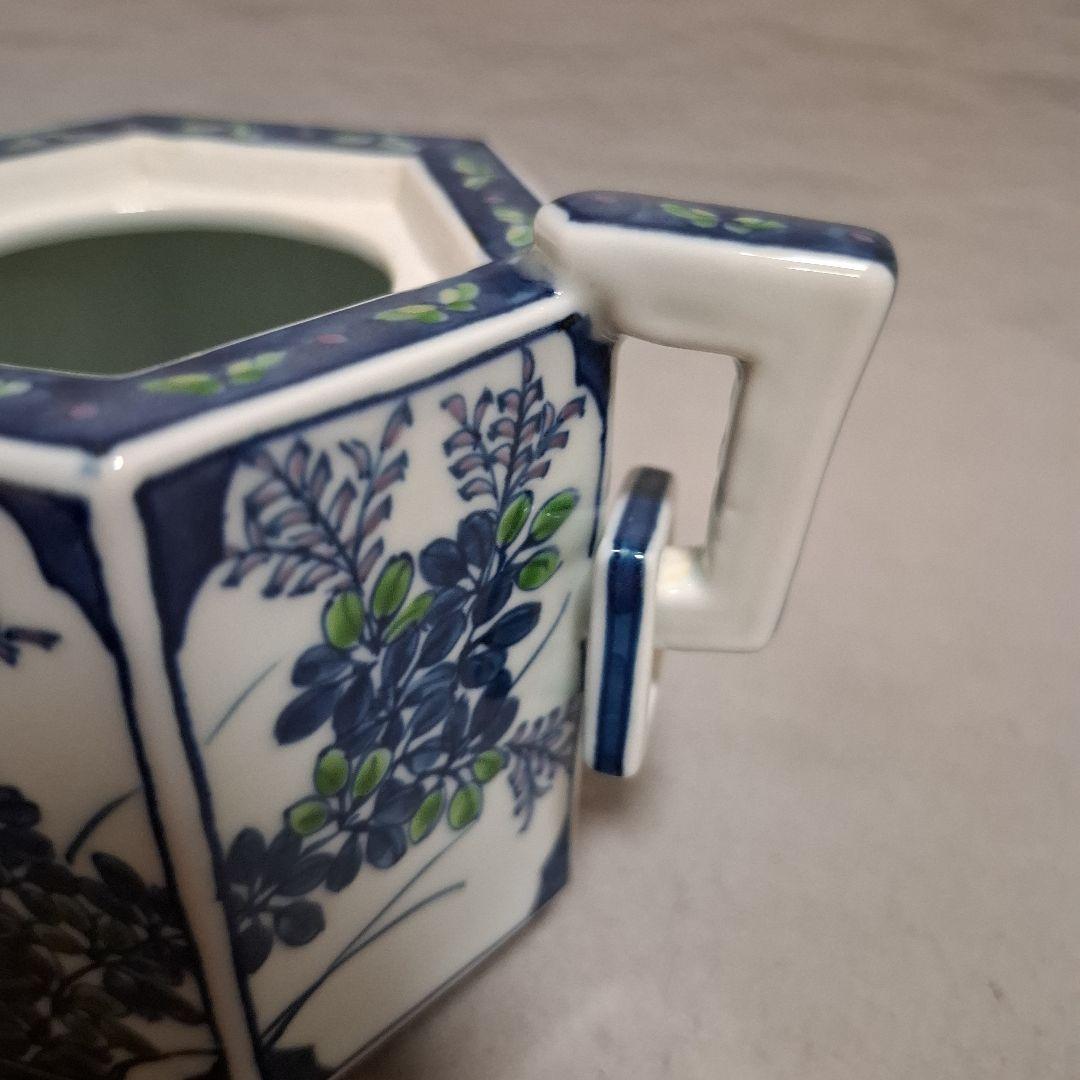 有田焼　二宮閑山　香炉　置物　インテリア　希少　茶道具　お香　三足　床間　陶器