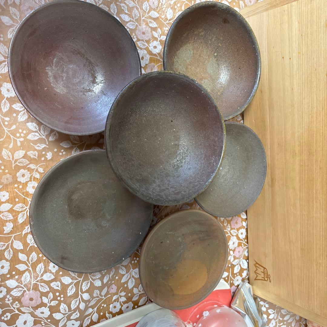 備前焼 茶碗 初窯 6個セット