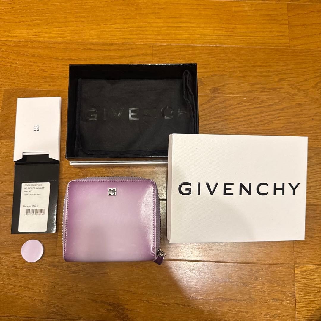 最終値下げ！！ GIVENCHY グラデーションパープル 二つ折り財布