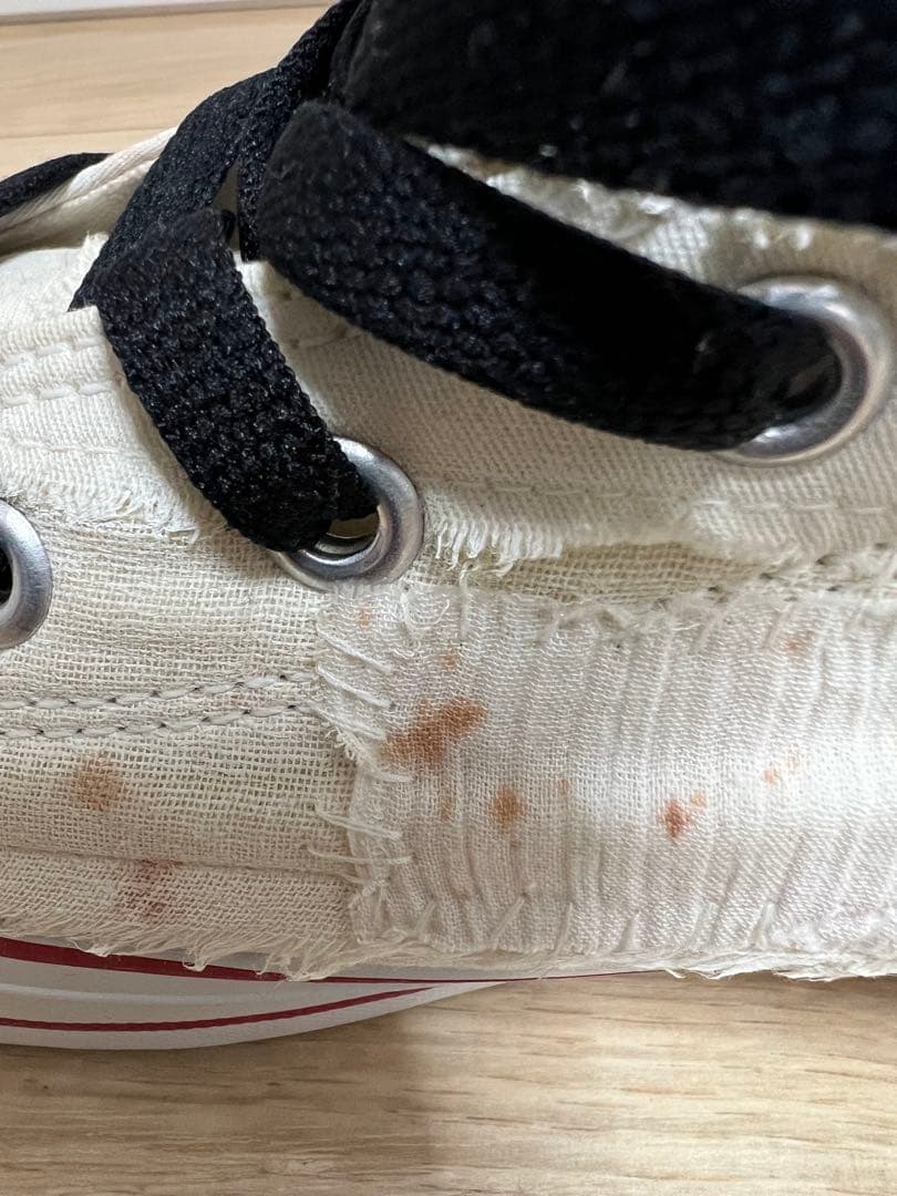 【L】アンダーカバーSCAB期　瘡蓋パッチワークスニーカー　UNDERCOVER