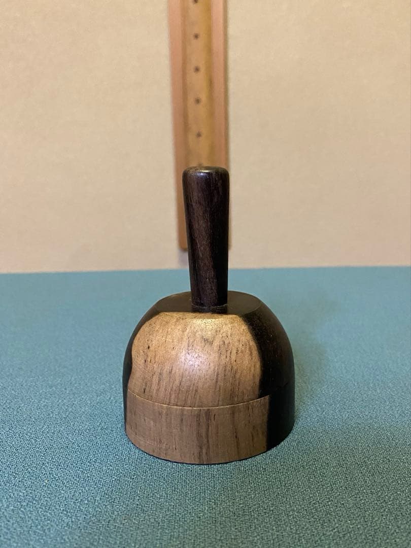 茶道具/香合 『縞柿砧香合』　小椋左近 共箱