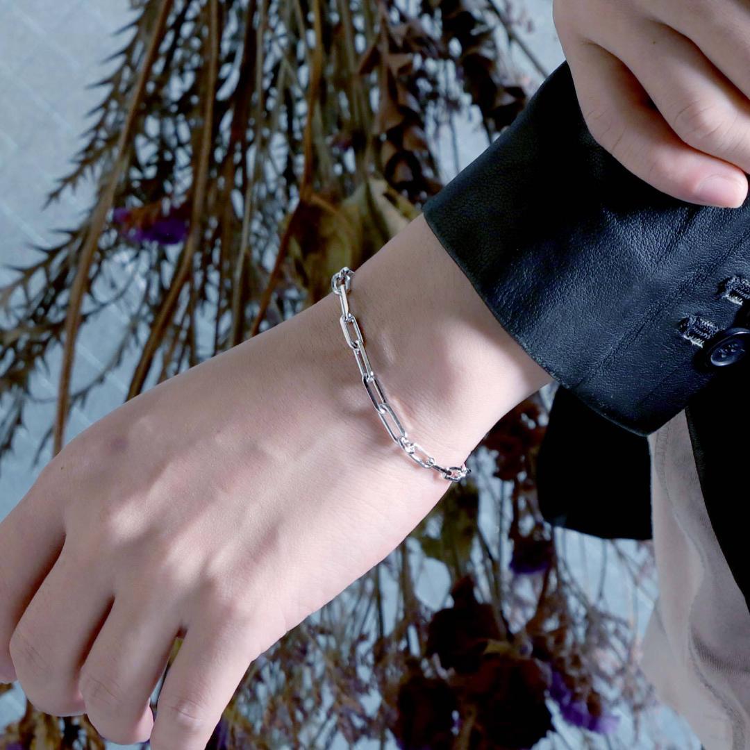 YArKA long oval chain bracelet ブレスレット