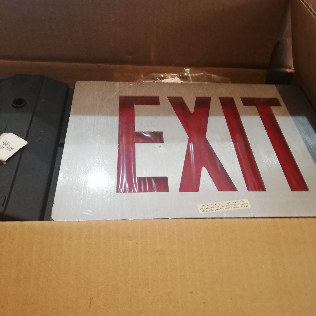 M●希少☞Big Beam☜USヴィンテージExit Sign