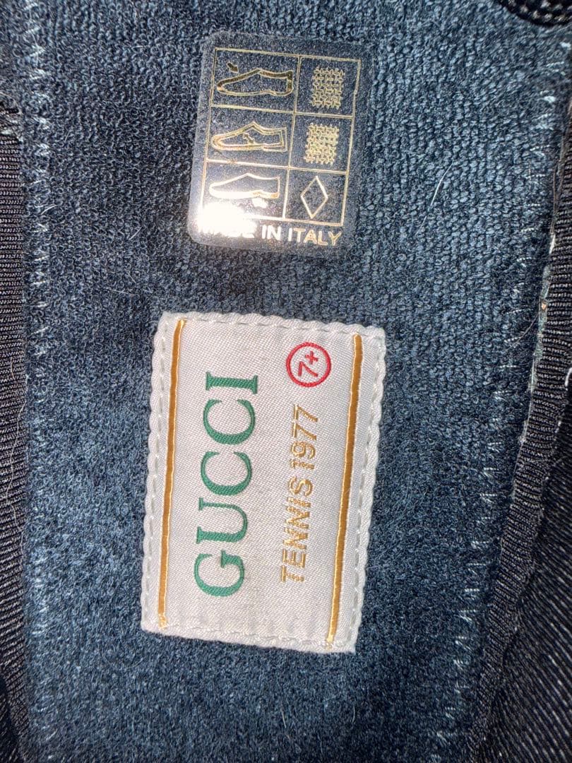 美品 本物格安 GUCCI グッチ メンズ スニーカー GG