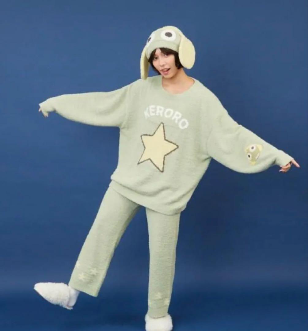 ケロロ軍曹　ルームウェアプルオーバー　ロングパンツセット　パルーデ　palude