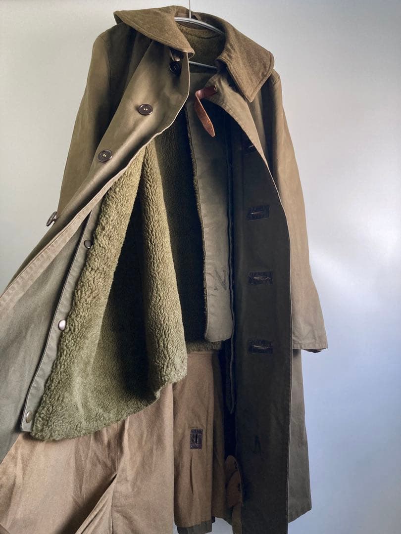 ジャケット・アウター 50s Vintage Dutch Army Motorcycle Coat