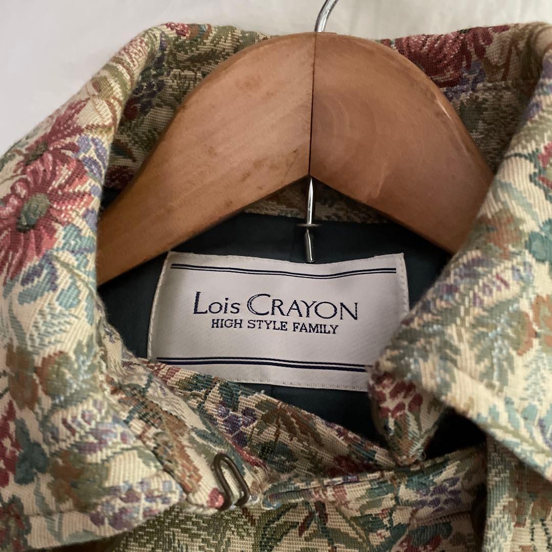 値下げ　未使用タグ付き　ロイスクレヨン　ゴブラン織　トレンチ風コート