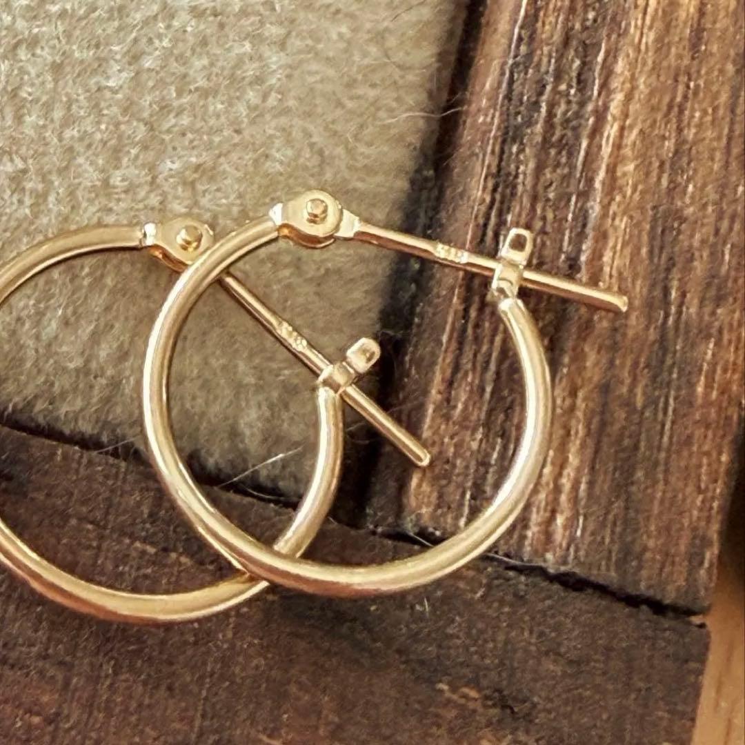 k18フープピアス