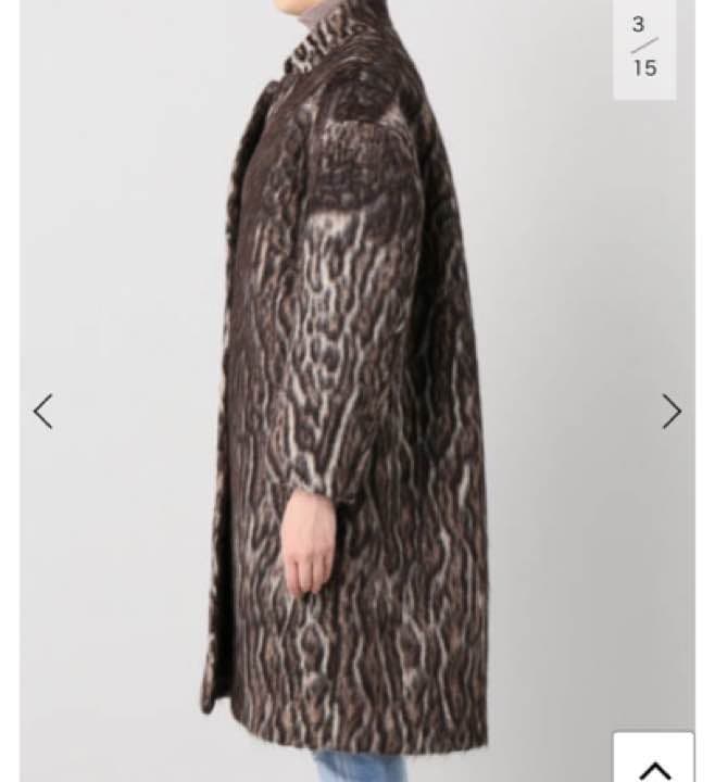 再再値下げ未使用！Deuxieme Classe シャギーレオパードコート 新品