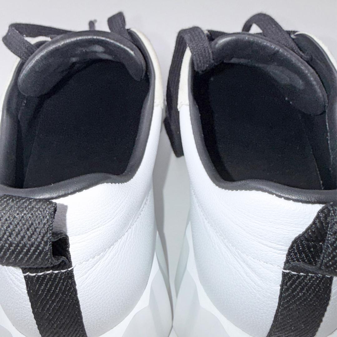 定価18万【美品】 エルメス バウンシング　厚底 スニーカー レザー 白 39