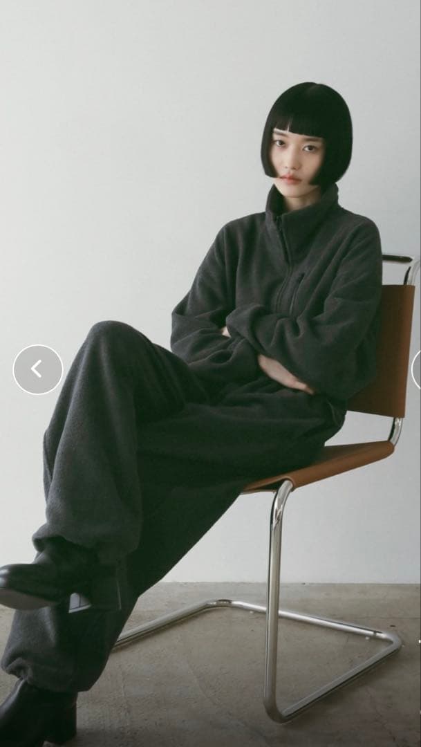 Fleece Halfzip Combinaison anuke アンヌーク