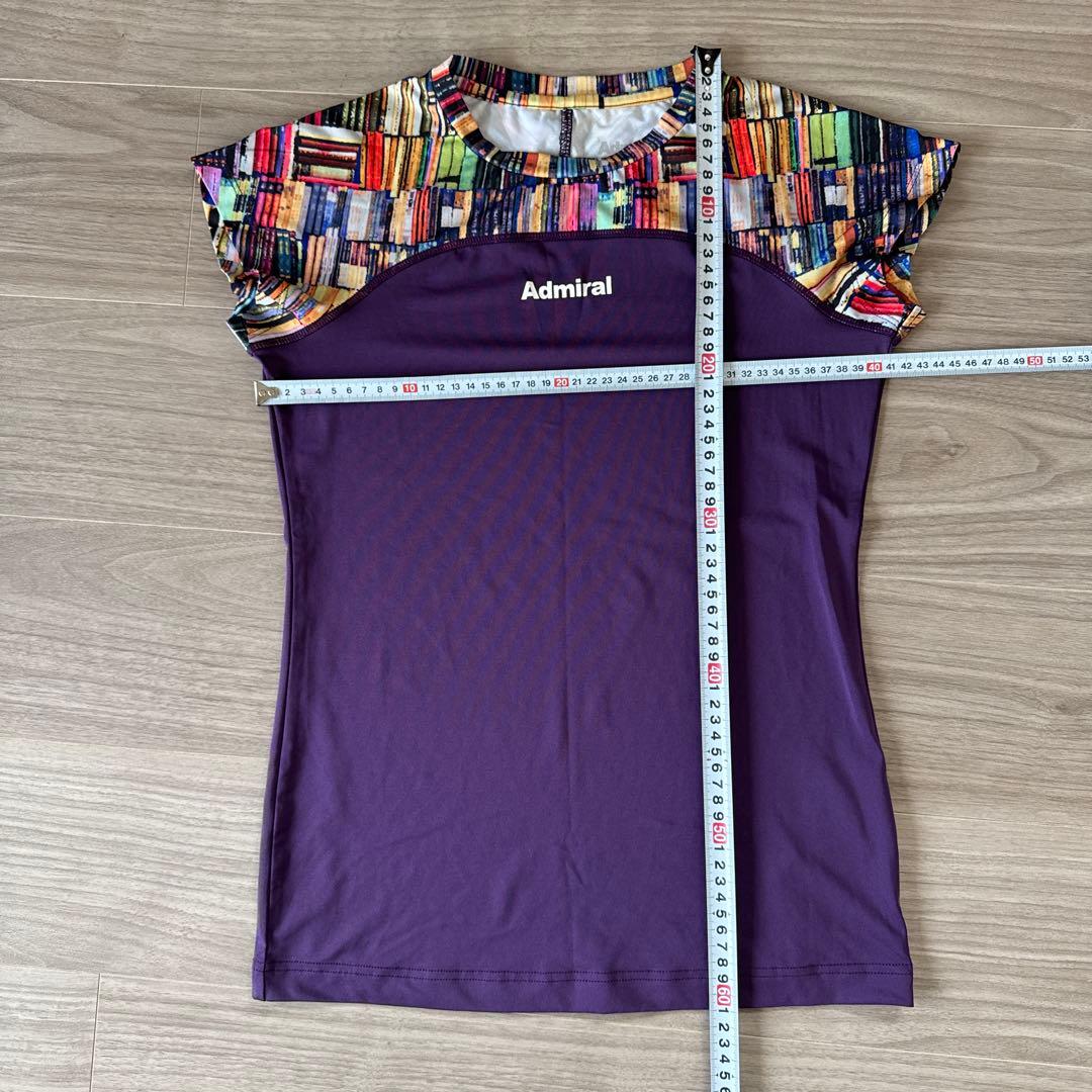 アドミラル Admiral 書籍模様 レディーステニスウェア スカート付き