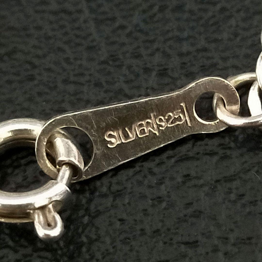 人気　クロス シルバー 925 ネックレス　　ルビーペンダント　美品