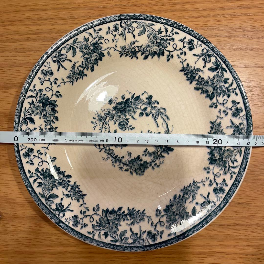 アンティークプレート　Gien ジアン ディナープレート フランス 絵皿