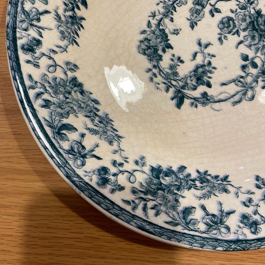 アンティークプレート　Gien ジアン ディナープレート フランス 絵皿