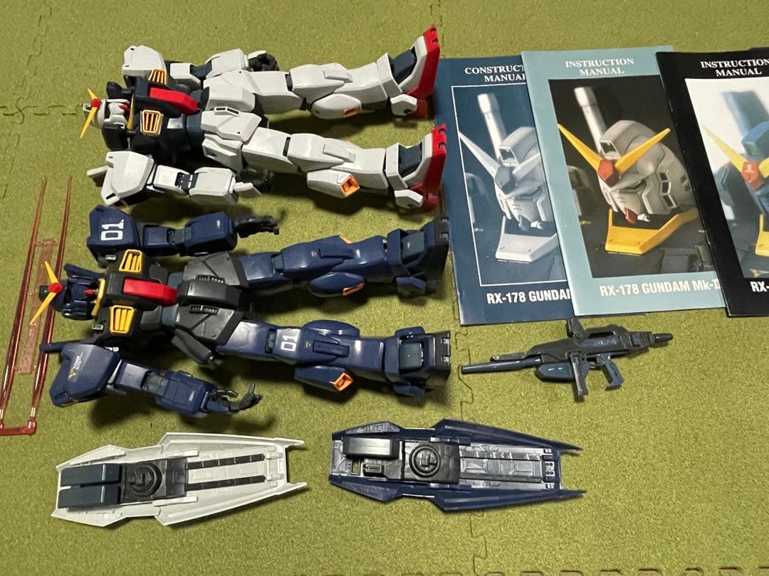 PG 1/60 RX-178 ガンダムMk-II 2体セット 素組ジャンク