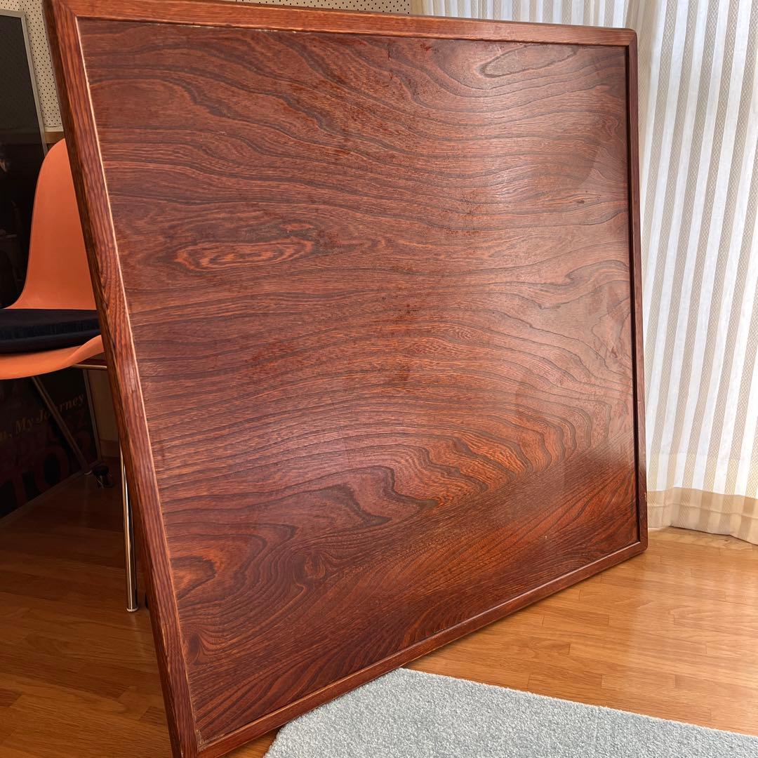 天然木　ヴィンテージこたつ板　90× 90 厚さ2.5