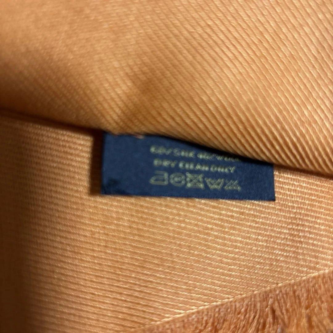 LOUIS VUITTON 大判スカール　オレンジ　美品　箱入り