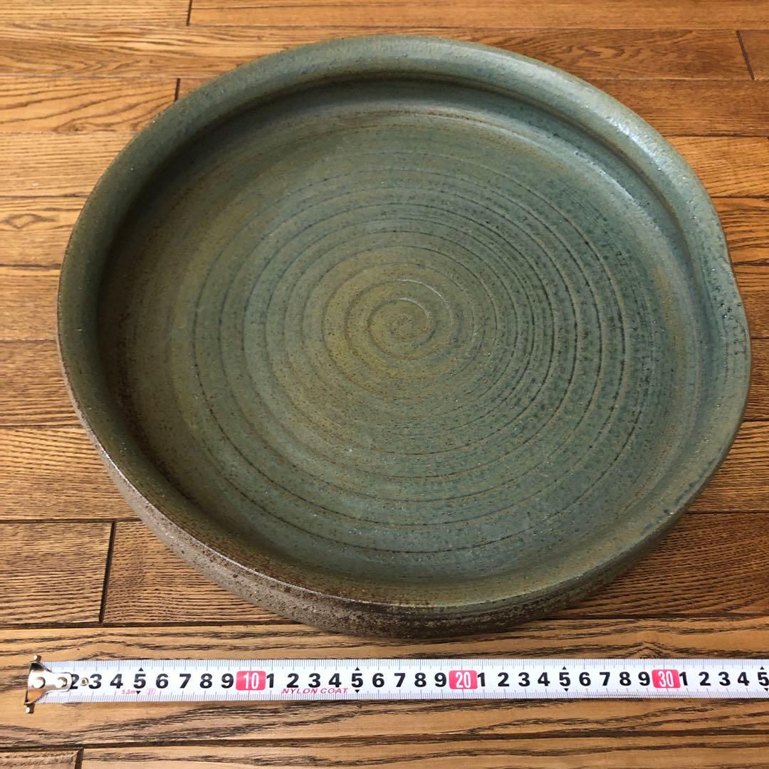 花器　大皿　丸　華道　水盤　花瓶