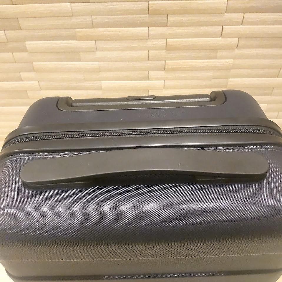 ★美品★ 無印良品 スーツケース 19L ストッパー付 ネイビー 機内持ち込み可