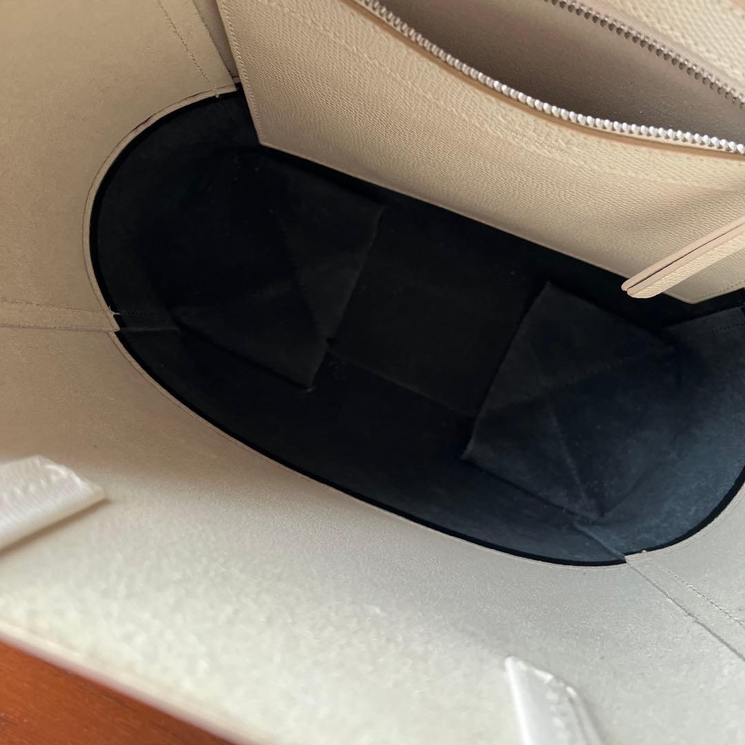 CELINE カバ スモール ホワイト×ブラック