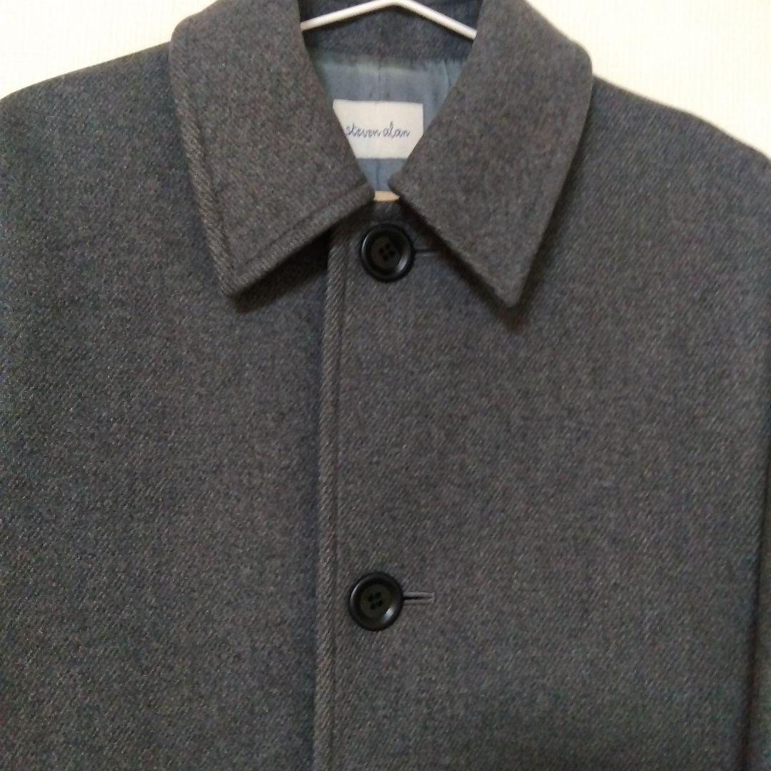 steven alan ステンカラーコート　バルマカンコート S グレー