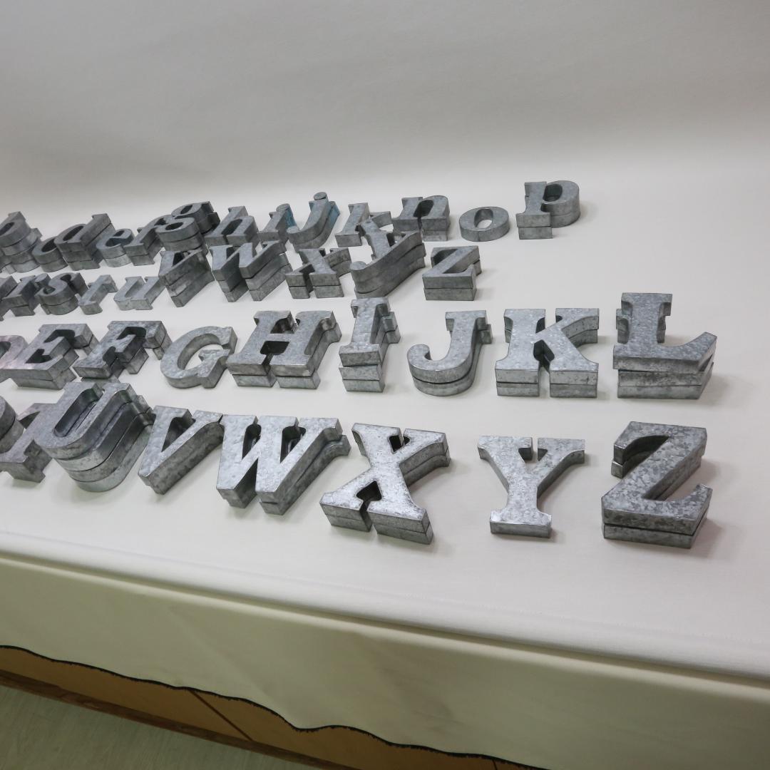 ブリキ箱文字　英数　大小　02017