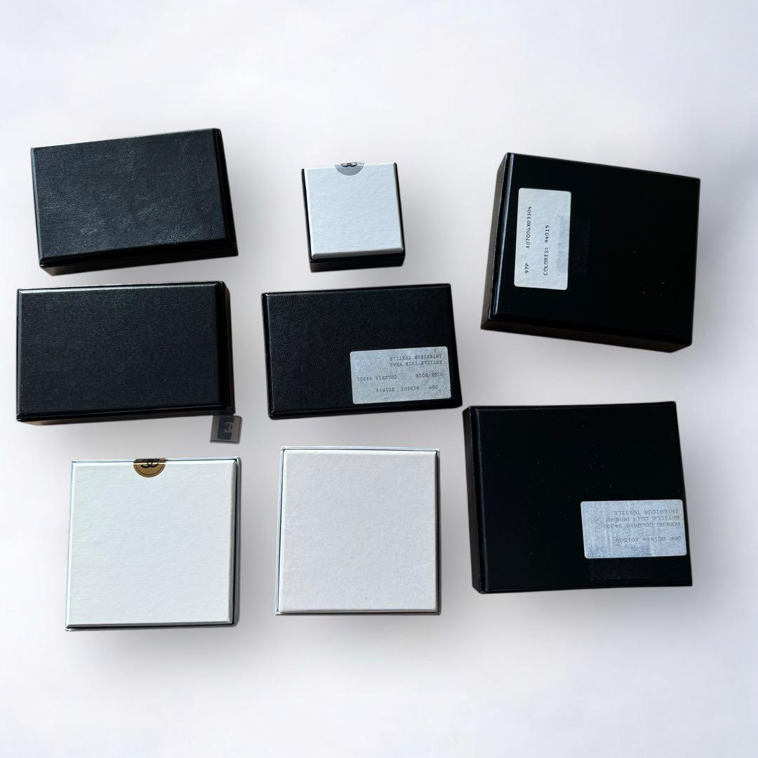 CHANEL シャネル ギフトボックスセット 複数サイズ ブラック グレー