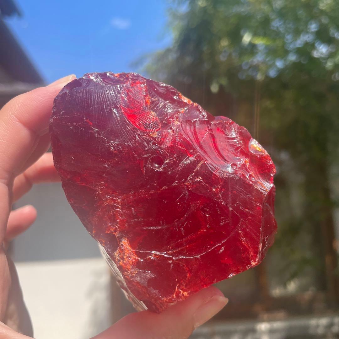 お値下げ　アンダラクリスタル　シエラネバダ産　希少レッド　367g