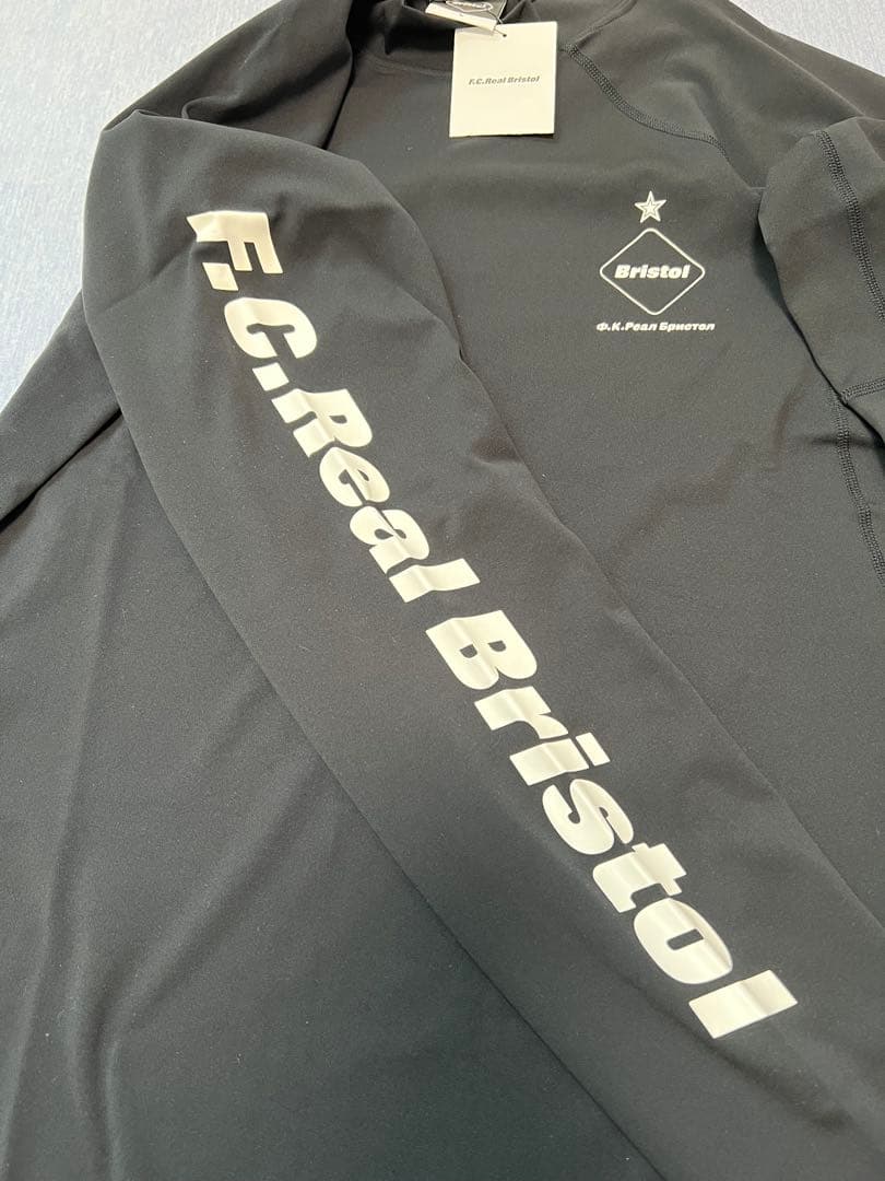 rrr　F.C.Real Bristol Lサイズ　モックネックロンT