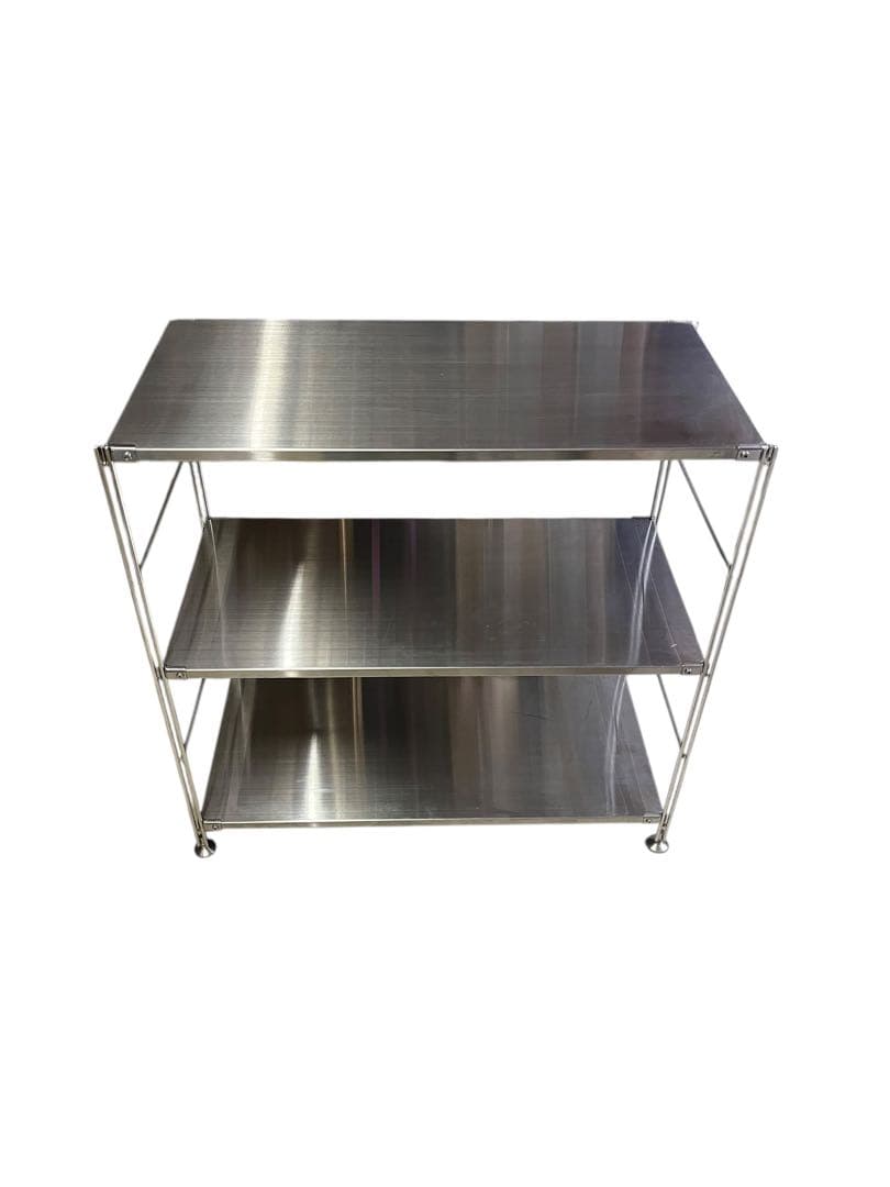 無印良品ステンレスユニットシェルフ棚セット