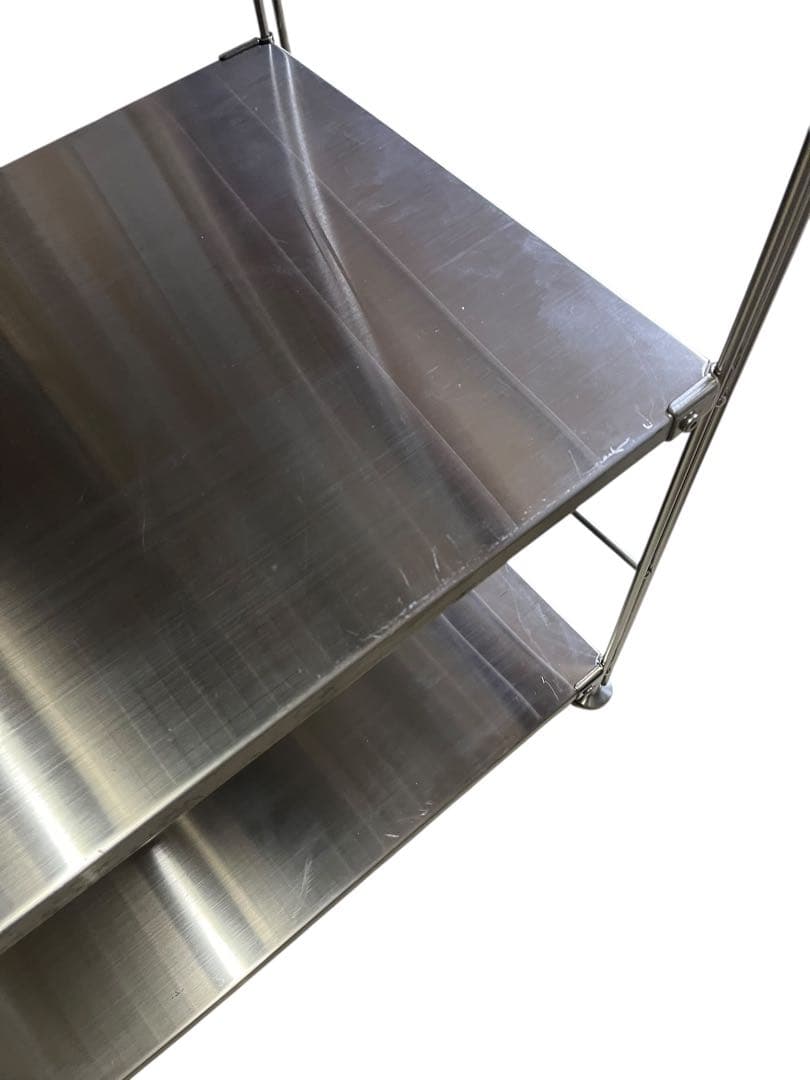 無印良品ステンレスユニットシェルフ棚セット