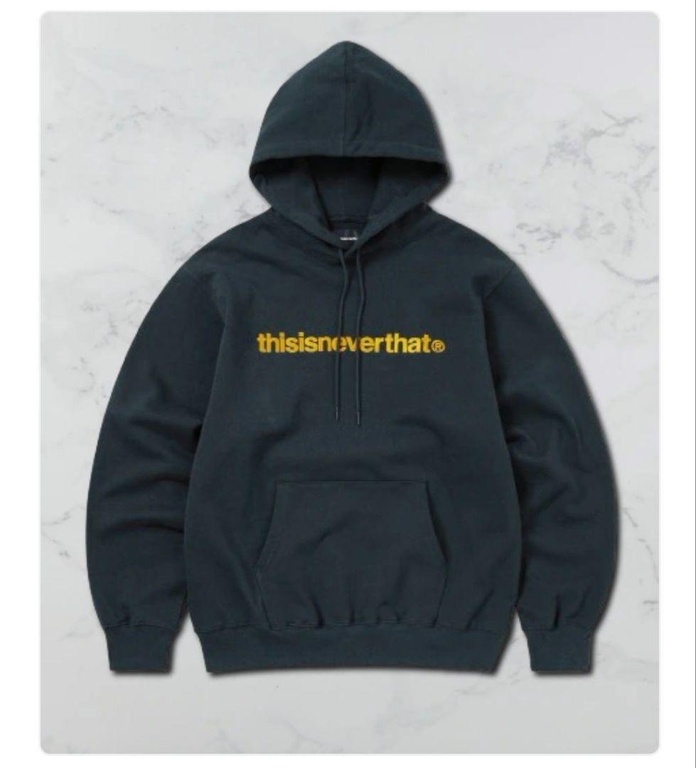 thisisneverthat ネイビー フーディ裏起毛 M
