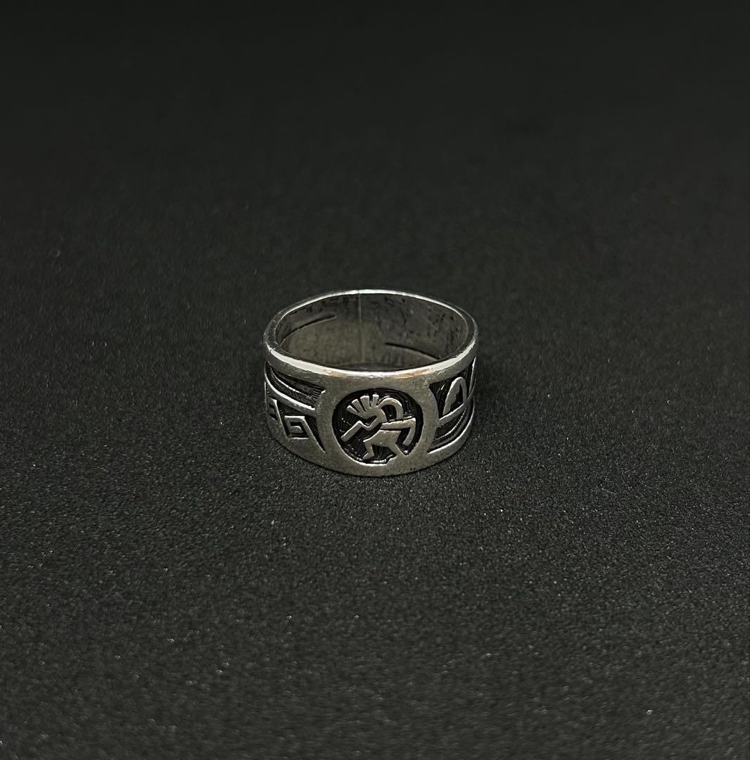 ホピ族Lucion Koinva ルーションバ　21号オーバーレイリング