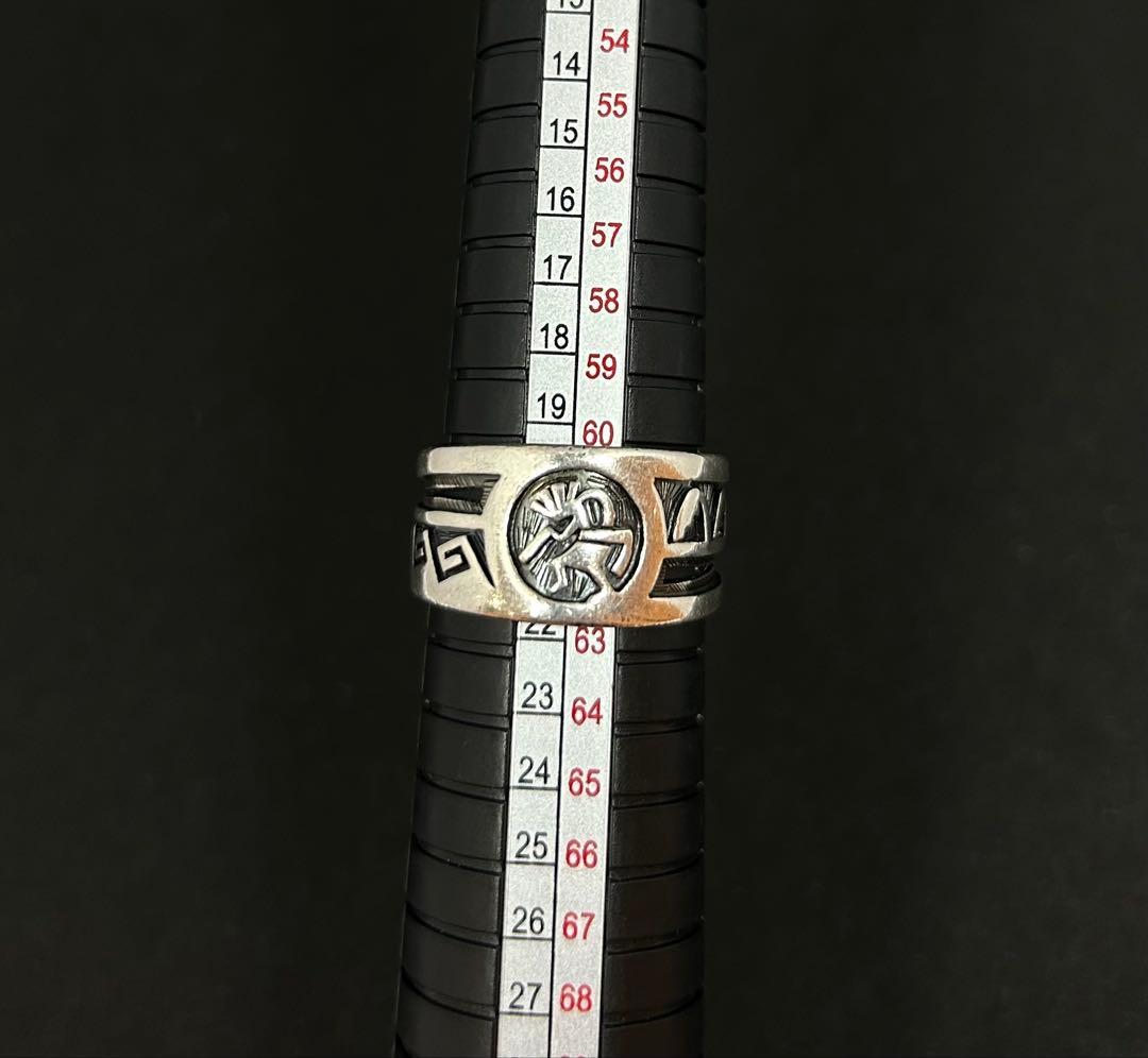 ホピ族Lucion Koinva ルーションバ　21号オーバーレイリング