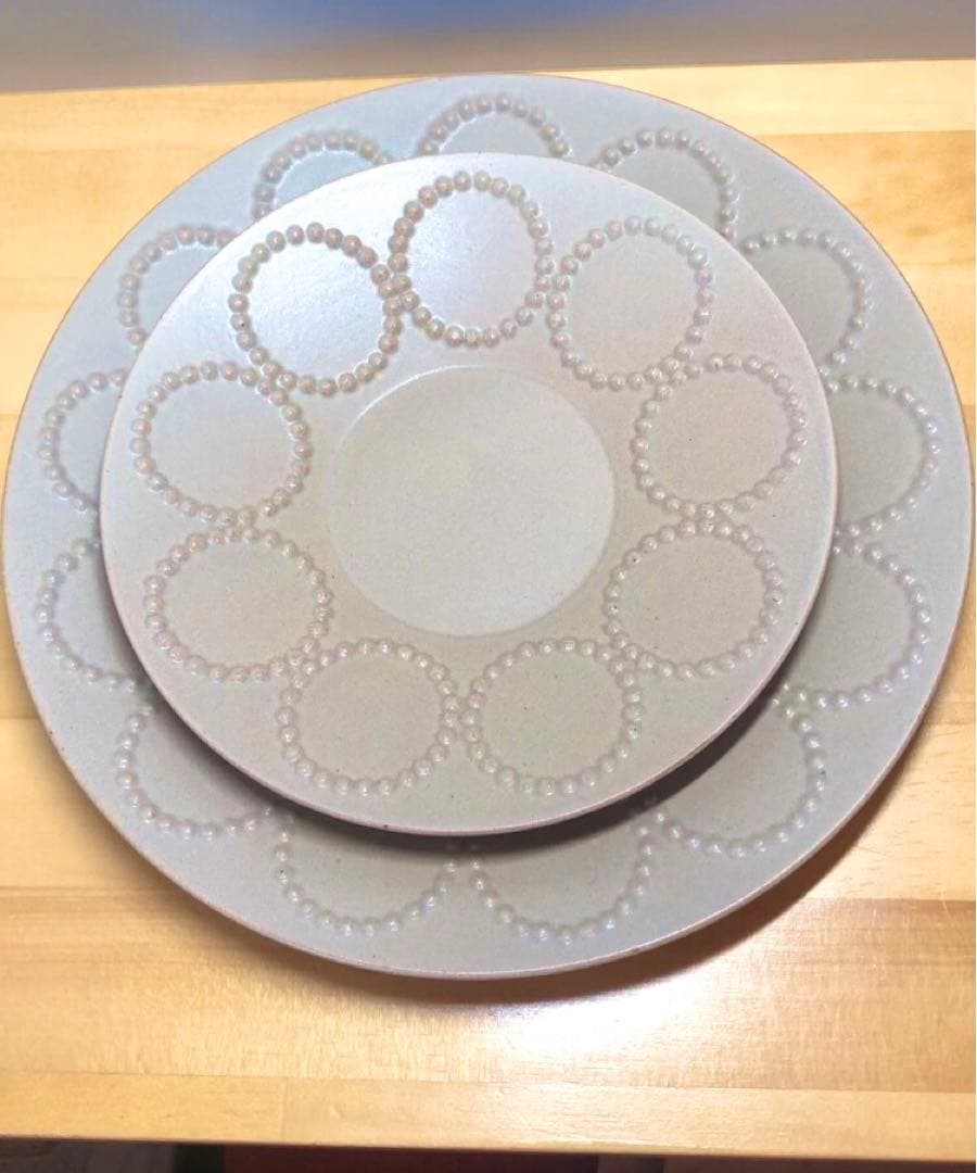 新品　ミナペルホネン　プレート　L、Sサイズ　2枚セット