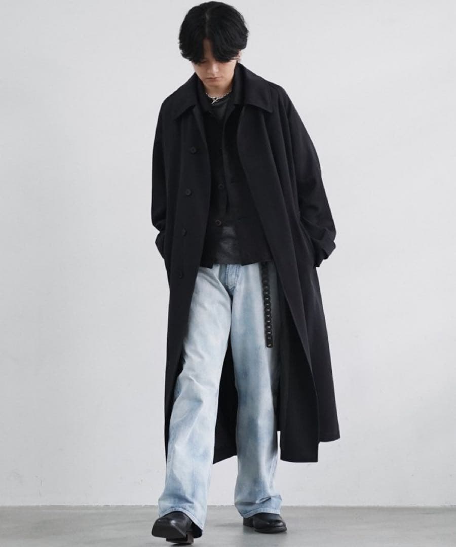 【LIDNM リドム】KERSEY BALMACAAN COAT sstein