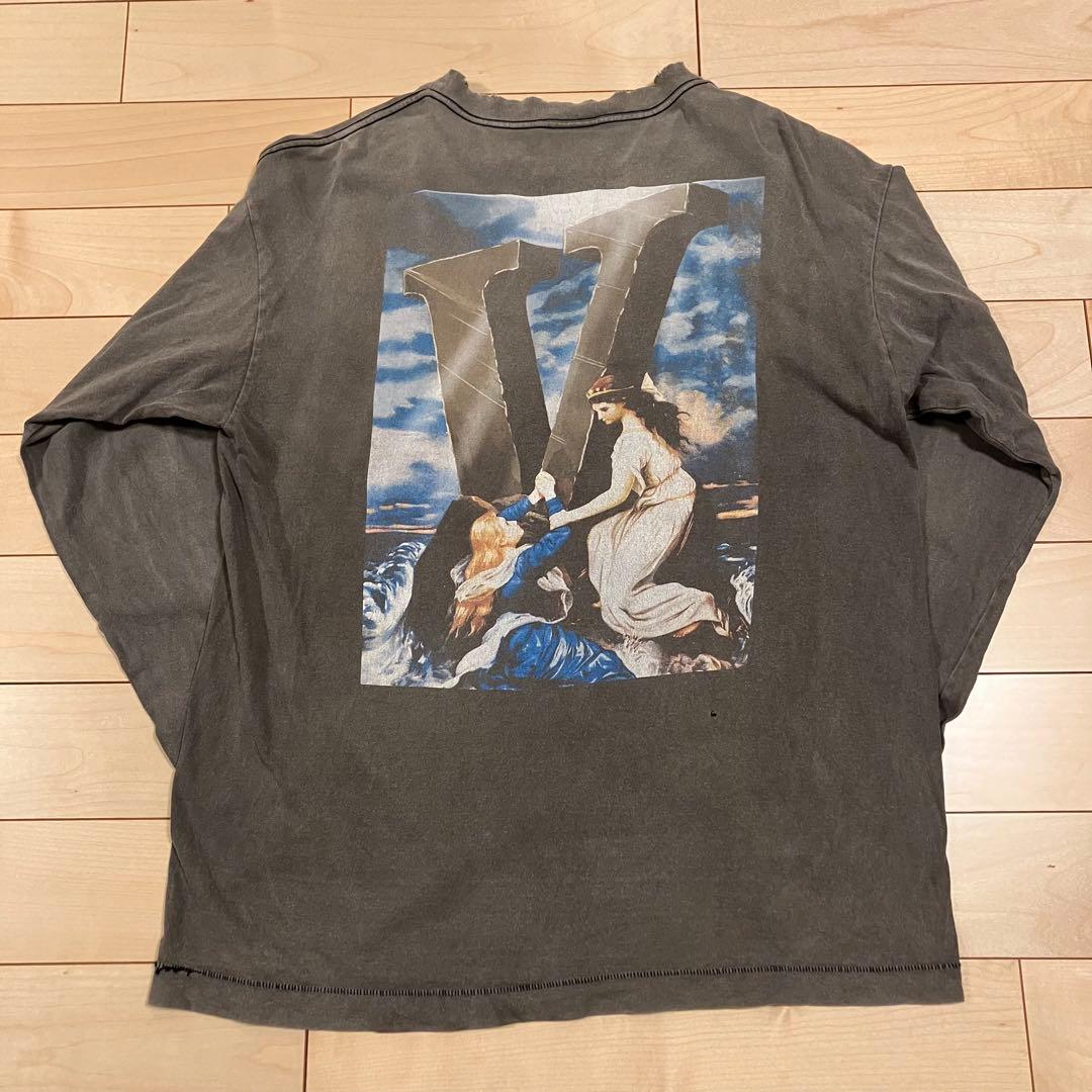 トップス SAINT MICHAEL / VL_LS TEE MARIA BLACK