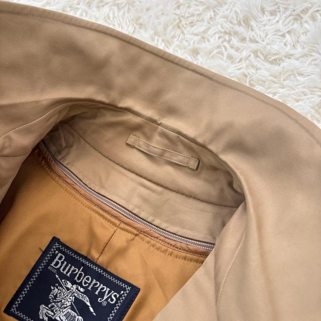 バーバリー ノバチェック トレンチコート ライナー付 メンズL相当 ベージュ