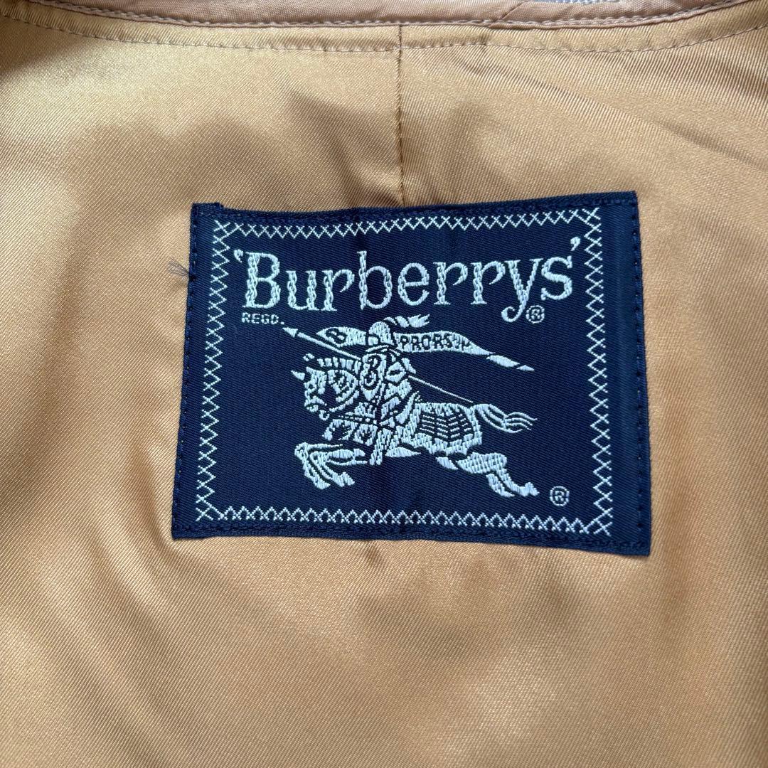 バーバリー ノバチェック トレンチコート ライナー付 メンズL相当 ベージュ