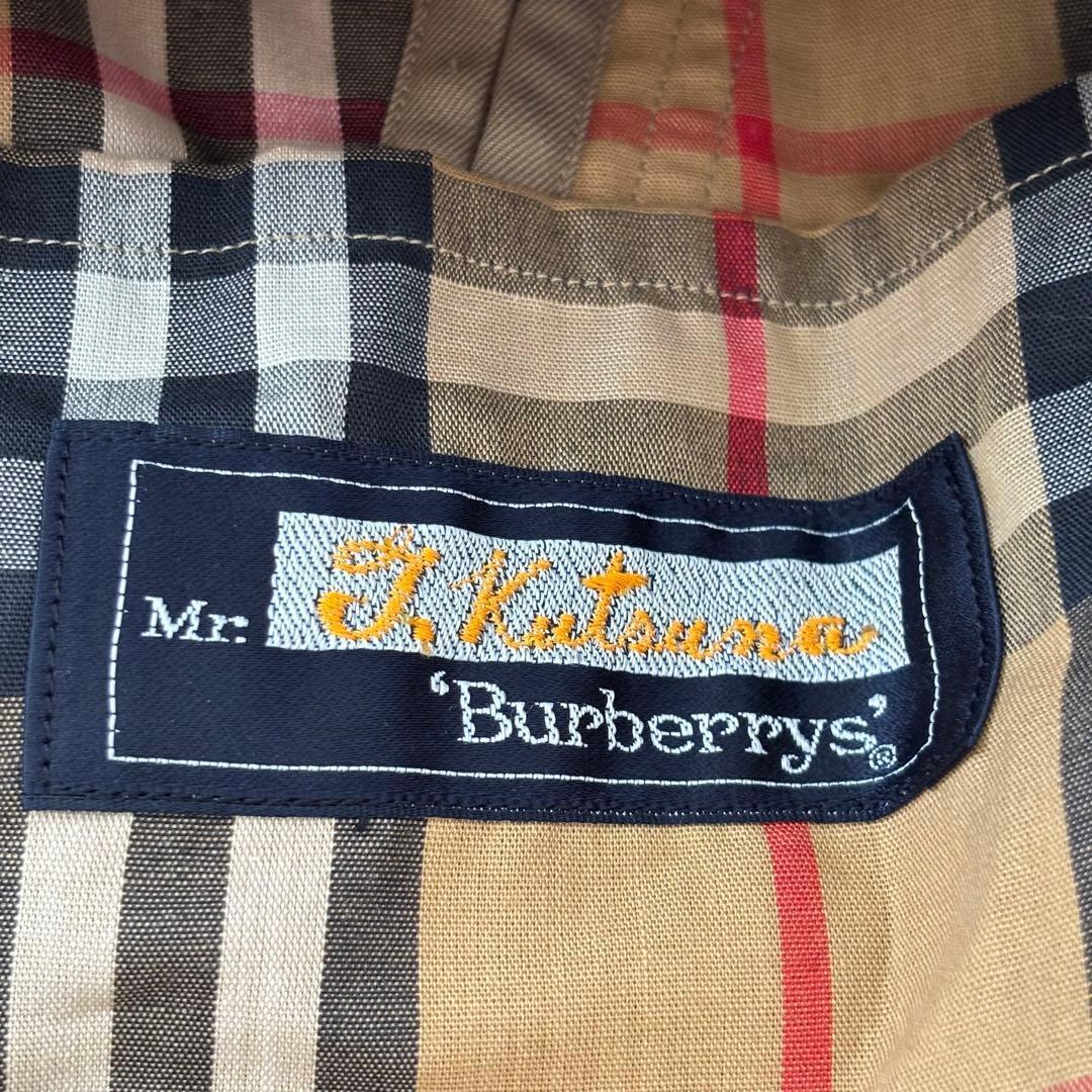 バーバリー ノバチェック トレンチコート ライナー付 メンズL相当 ベージュ