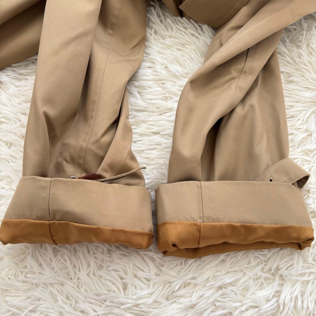 バーバリー ノバチェック トレンチコート ライナー付 メンズL相当 ベージュ