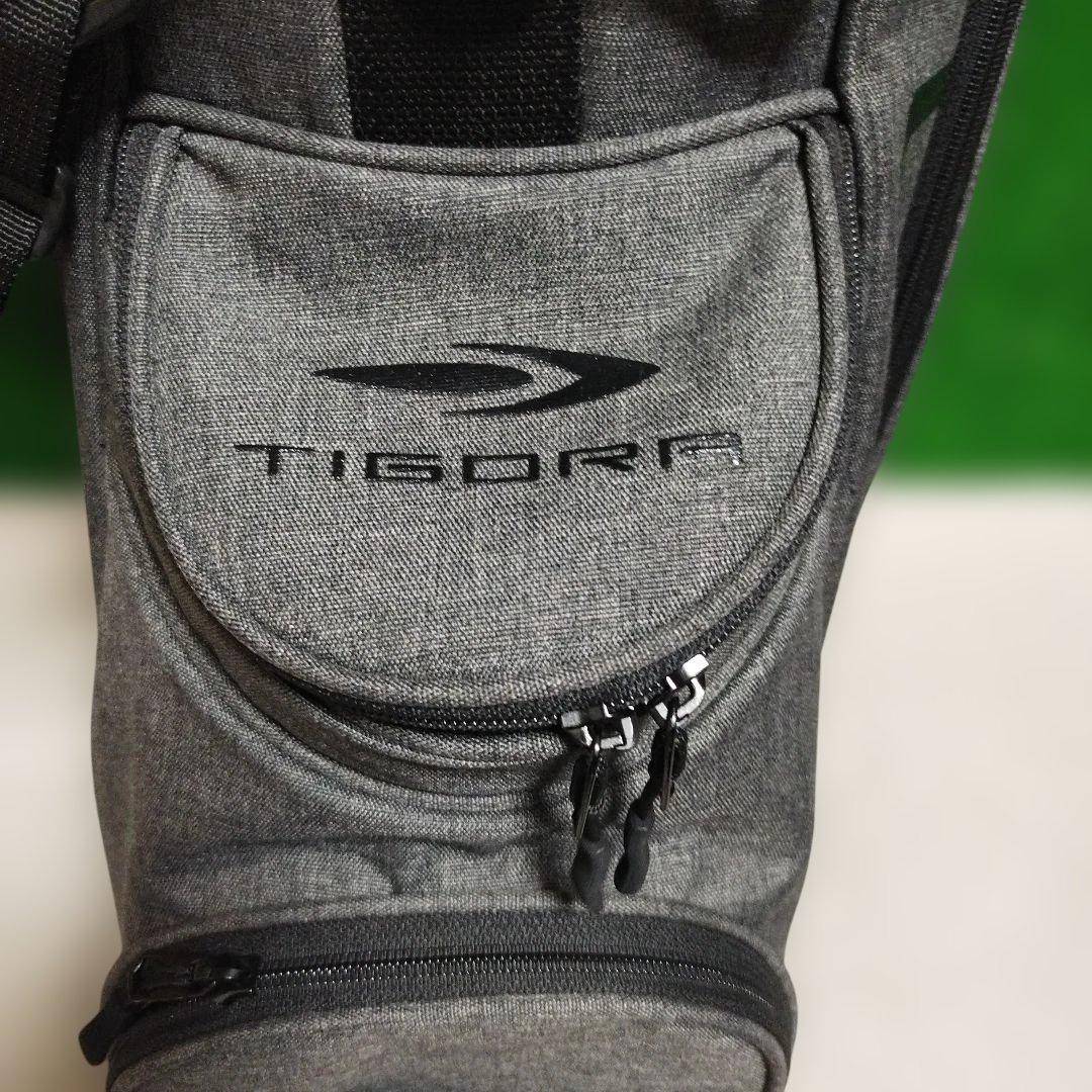 美品　TIGORA スタンド式 グレー キャディバッグint