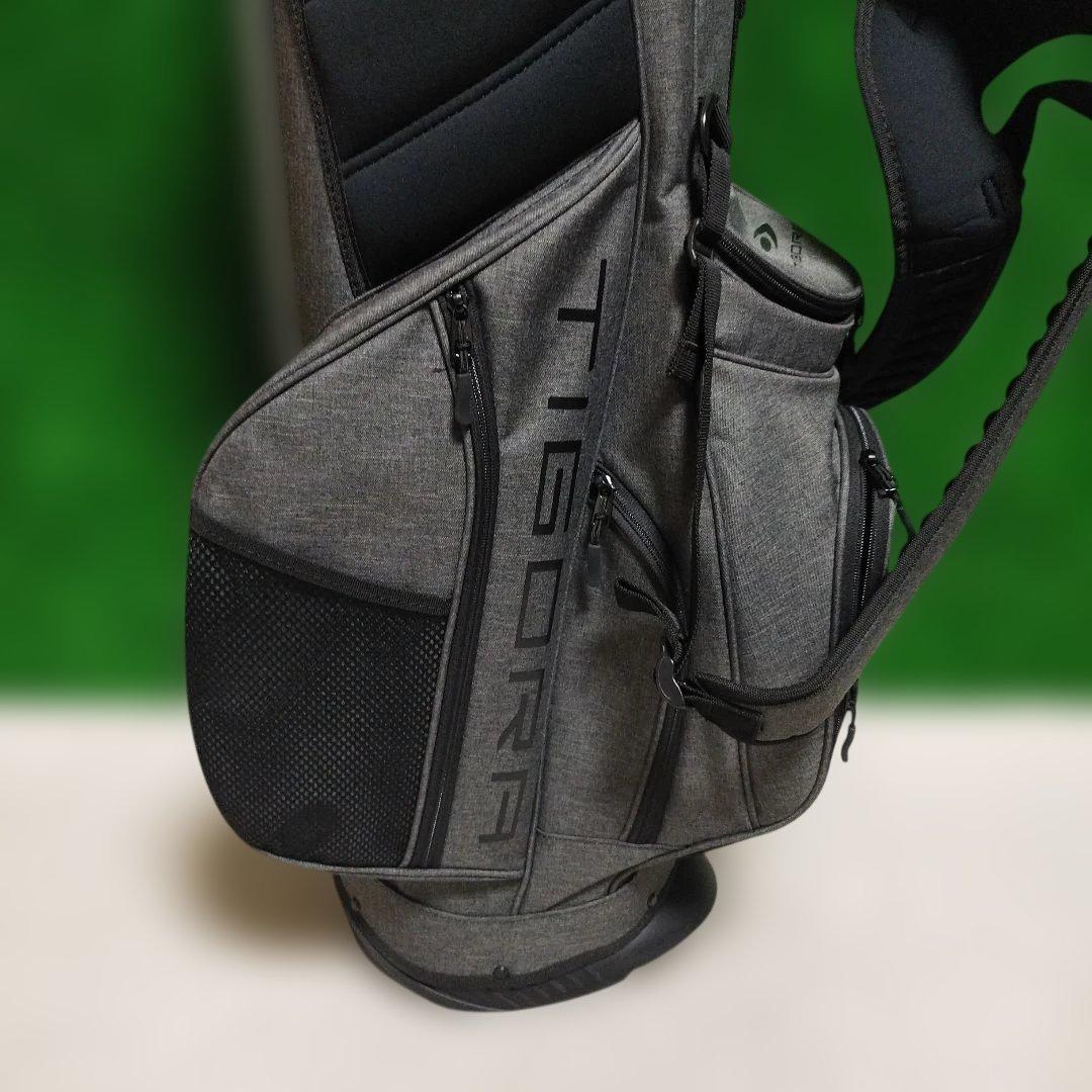 美品　TIGORA スタンド式 グレー キャディバッグint